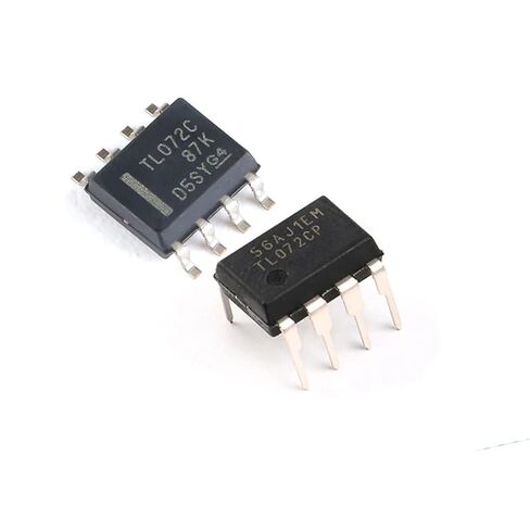 TL072CDR SOP8 TL072CP DIP8 SMD TL072 IC Amplifier Chipset 10Pcs(TL072CP DIP8) in Saudi Arabia