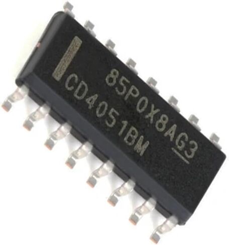 CD4051BM SOP-16 CD4051 HEF/HCF/CD4051 4051 SMD Chipset 10Pcs in Kuwait