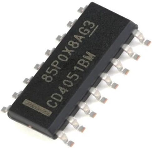 CD4051BM SOP-16 CD4051 HEF/HCF/CD4051 4051 SMD Chipset 10Pcs in Kuwait