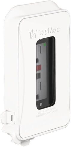 TayMac ML450W غطاء منفذ كهربائي قابل للتوسيع من البولي كربونات الأبيض مقاوم للطقس أثناء الاستخدام لتحسين المنزل، 1 بوصة. إلى 3 بوصة. غطاء عميق للمخرج الخارجي لصندوق الكهرباء، NEMA 3R in Kuwait