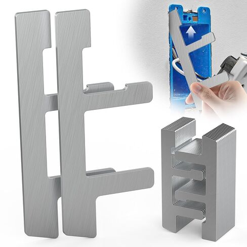 5 Pcs Switch Box Straps on Electrical Outlet Repair | Switch Box Support F Clips for Use with Boxes with Plaster Ears | for Loose Outlet Fix in Kuwait