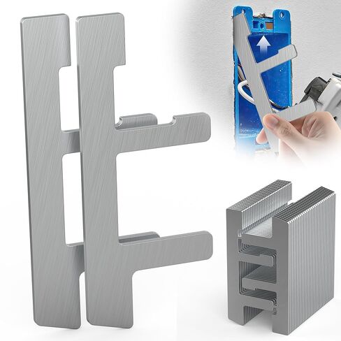 5 Pcs Switch Box Straps on Electrical Outlet Repair | Switch Box Support F Clips for Use with Boxes with Plaster Ears | for Loose Outlet Fix in Saudi Arabia