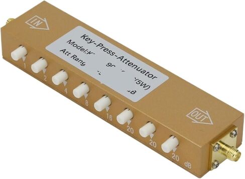 Adjustable Attenuator SMA Type 0-90db Digital Step Attenuator Key Adjustable Attenuator(2WSMA - KK 0-90dB) in Kuwait