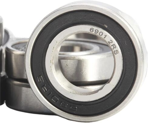 6901 2RS (10 قطعة) 12x24x6 مم متري محامل قسم رقيقة 61901RS 6901RS in Kuwait