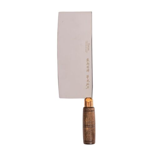 Dexter-Russell 8110 سكين الشيف الصيني التقليدي، 8 بوصة × 3-1/4 بوصة، شفرة فولاذية عالية الكربون، مقبض من خشب الورد، حافة أرضية فردية، حلقة نحاسية، خفيفة الوزن، صنع في الولايات المتحدة الأمريكية in Kuwait
