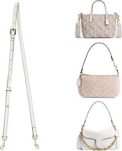 Purse Straps Replacement Crossbody for Coach Handbags, Microfiber Adjustable Bag Strap Extender, Fits for City 15, Nolita & Tabby Bags, Lightweight Thin Long Shoulder Strap(Taupe,37.4"-48.8") in Saudi Arabia