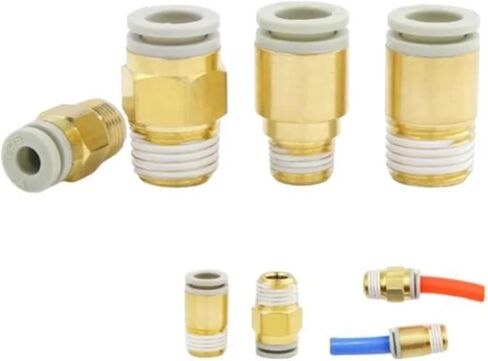 10/20PCS Straight Connector Tracheal Quick Connector Pneumatic Fitting KQ2H04-M5 KQ2H06-M5 KQ2H08-01S KQ2H10-01S(KQ2H04-M5,10PCS) in Saudi Arabia