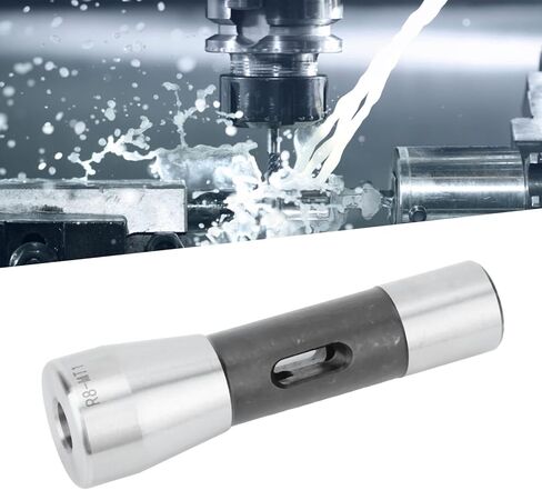 Morse Taper Drill Sleeve, R8 to MT1 Reducing Spindle Adapter Alloy Steel for R8 Shank and for MT1 Shank in Kuwait