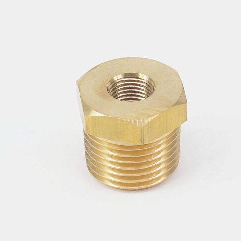 1/2 "BSPT ذكر x 1/8" NPT أنثى تقليل جلبة تركيب الأنابيب النحاسية موصل الهواء الغاز الوقود المياه وصلات المواسير in Kuwait