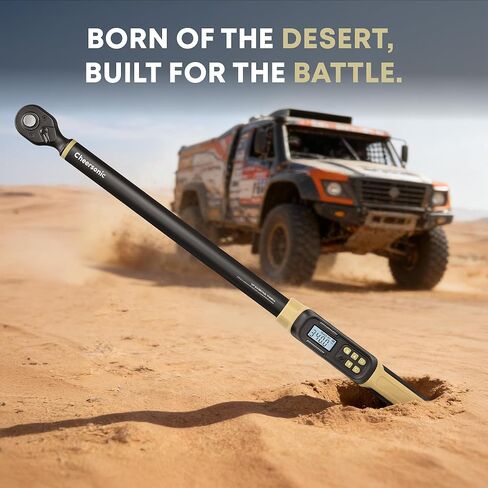 Digital Torque Wrench 1/2 Drive, 12.5-250.7 ft·lb (17-340N.m) ±1% Accuracy Electronic Torque Wrench with Buzzer and LED Heavy Duty Torque Wrench Set with Socket for Car Repair Trucks large machinery in Kuwait