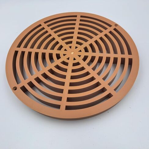 12" Outdoor Catch Basin Flat Round Grate Cover，Pipe Grate，Orange version in Kuwait