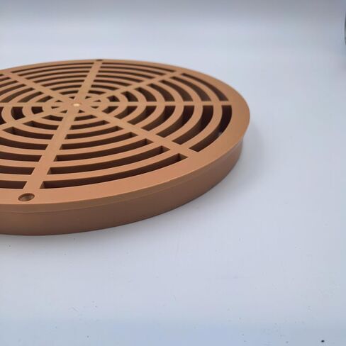 12" Outdoor Catch Basin Flat Round Grate Cover，Pipe Grate，Orange version in Kuwait