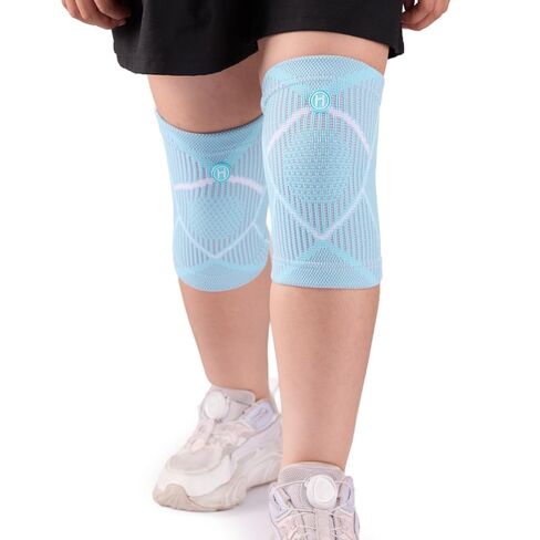 HUETIDE Kids knee brace for sports-Youth Knee Compression Sleeve for Kids,extra small knee support sleeve for pain Relief,Running,Workout, Arthritis,Recovery, Boys & Girls,1Pair,Back in Saudi Arabia