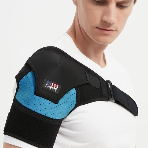 Shoulder Brace for Rotator Cuff - for Bursitis, Dislocated AC Joint, Labrum Tear, Tendonitis,Neoprene Compression Support Sleeve for Men and Women (Black L-XL) in Kuwait