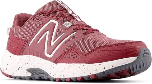 New Balance Women's 410 V8 Trail Running Shoe, Washed Burgundy/Monarch Burgundy/Permafrost, 7 M in Kuwait