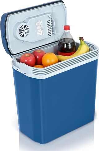 K-Box Electric Cooler and Warmer with Wheels for Car and Home - 48 Quart (45 Liter) - 6 FT. Extra Long Cables Dual 110V AC House and 12V DC Vehicle Plugs (Blue) in Saudi Arabia
