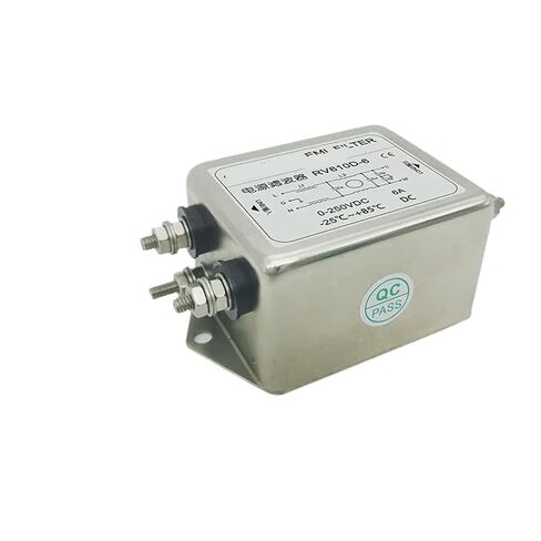 RV610D-1A-3A-6A DC 12-250VDC Double Section Enhanced Power Filter(6A RV610D-6) in Kuwait
