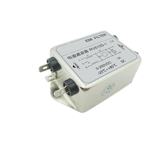 RV610D-1A-3A-6A DC 12-250VDC Double Section Enhanced Power Filter(6A RV610D-6) in Saudi Arabia