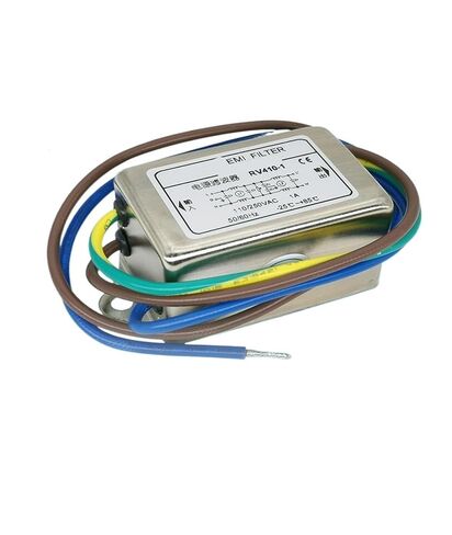 RV410-1A مرشح طاقة مزدوج القسم أحادي الطور يعمل بالتيار المتردد 220 فولت مضاد للتدخل in Kuwait