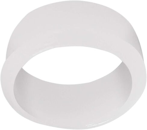 غلاف Highcraft D73-38 لتركيبات أنابيب الضغط؛ 3/8 بوصة OD. اتصال، White Delrin 100 Pack in Kuwait