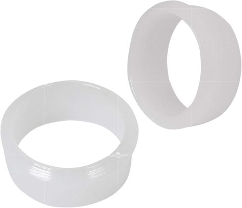 Highcraft D73-38 Sleeve for Compression Pipe Fittings; 3/8" OD. Connection; White Delrin 100 Pack in Saudi Arabia
