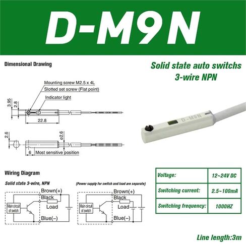 JX65-B Six Claw Seal Ring Installation Tool Fully Automatic O-Ring Assembly Cylinder Compatible with GS65-B Model(D-M9N) in Kuwait