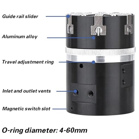 JX65-B Six Claw Seal Ring Installation Tool Fully Automatic O-Ring Assembly Cylinder Compatible with GS65-B Model(D-M9N) in Kuwait