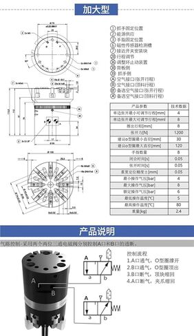 JX65-B Six Claw Seal Ring Installation Tool Fully Automatic O-Ring Assembly Cylinder Compatible with GS65-B Model(D-M9N) in Kuwait