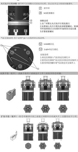 JX65-B Six Claw Seal Ring Installation Tool Fully Automatic O-Ring Assembly Cylinder Compatible with GS65-B Model(D-M9N) in Kuwait