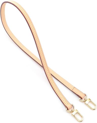 Genuine Vachetta Leather Replacement Bags Thin Short Shoulder Straps for Speedy Nano Noe Bags and Multi Pochette Boulogne Pouchette Montaigne Accessories(Apricot:0.43 X 23.6in) in Saudi Arabia
