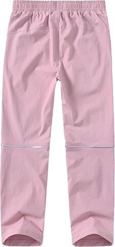 Boys Hiking Pants Kids Lightweight Outdoor Camping Pants Girls Quick Dry Waterproof Trousers with Zipper Pockets in Saudi Arabia