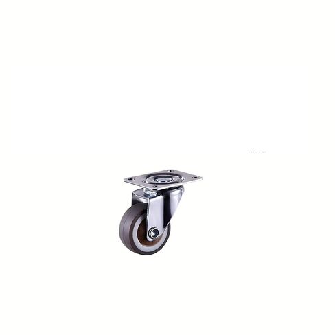 2.5 Inch Flat Bottom Rubber Universal Wheels Heavy-Duty Furniture Caster 4Pcs in Kuwait