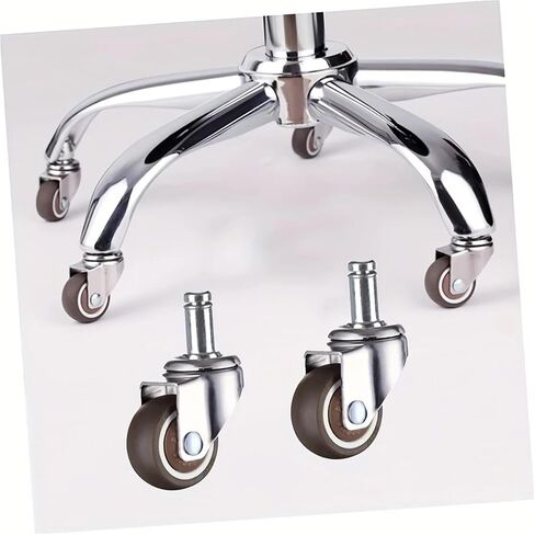 2 Inch Insert Rod Caster Wheels Universal 360 Degree Rotary Bar Castors 4Pcs in Kuwait