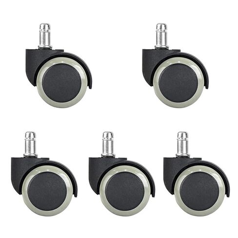 2 Inch Universal Swivel Caster Wheels Replacement Chair Office Casters Trolley Rollers 5Pcs(5pcs White) in Kuwait