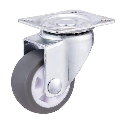1 Inch Universal Miniature Gray Silent Rubber Small Wheels 1Pcs in Kuwait