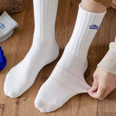 4 Pairs Womens Athletic Socks Crew Running Socks Lightweight Breathable Casual Socks in Kuwait