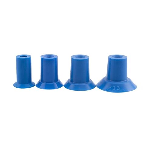 2Pcs Flat Vacuum Suction Cup Industrial Bag Opening Suction Nozzle Film Plastic Bag PE Bag Suction Cup Strong Suction Force F18(M5 External Thread) in Saudi Arabia