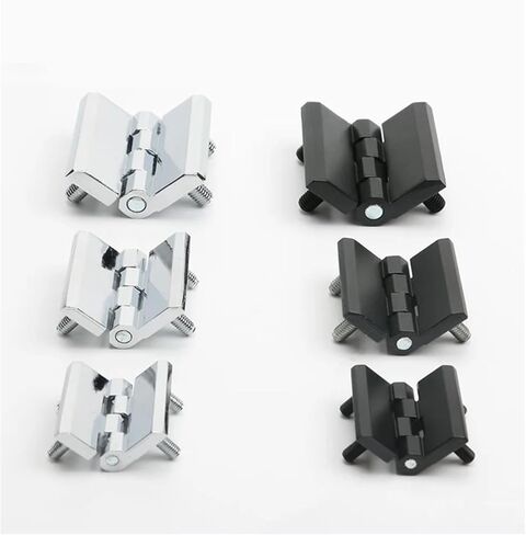 Distribut Box Cabinet Door Switch Hinge with Studs Feet 1Pcs(Black with Studs,50 50) in Saudi Arabia