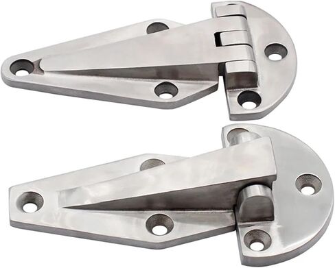 6-Inch and 4-Inch Stainless Steel Heavy Duty Hinges for Industrial Oven Thickened Freezer and Cold Storage Door 1Pcs(HT072-2) in Saudi Arabia