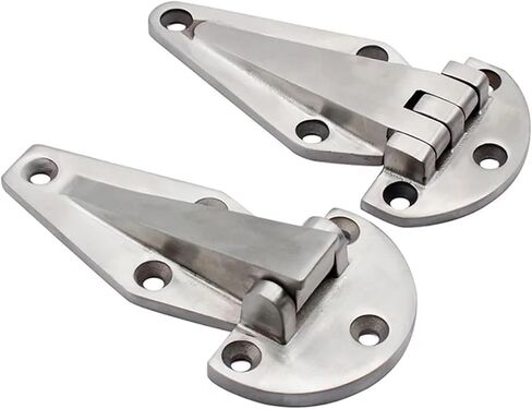 6-Inch and 4-Inch Stainless Steel Heavy Duty Hinges for Industrial Oven Thickened Freezer and Cold Storage Door 1Pcs(HT072-2) in Saudi Arabia