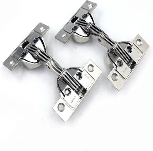 Zinc Alloy Door 125 Degrees Oblique Side Angle 45 Stitching Hidden Hinge Furniture 1Pcs in Kuwait