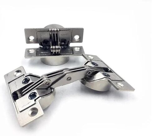 Zinc Alloy Door 125 Degrees Oblique Side Angle 45 Stitching Hidden Hinge Furniture 1Pcs in Kuwait