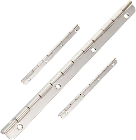 Long Heavy Duty Continuous Piano Hinge Cupboard Doors Box Drop Stainless Steel 180 Degree 3Pcs in Kuwait