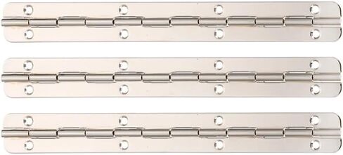 Long Heavy Duty Continuous Piano Hinge Cupboard Doors Box Drop Stainless Steel 180 Degree 3Pcs in Kuwait