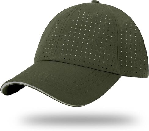 قبعة بيسبول كبيرة الحجم XL XXL سريعة الجفاف للرجال، قبعات Snapback كبيرة الأداء، قبعة كرة شبكية مقطوعة بالليزر للرؤوس الكبيرة 23.5"-26" in Kuwait