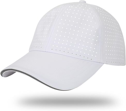 قبعة بيسبول كبيرة الحجم XL XXL سريعة الجفاف للرجال، قبعات Snapback كبيرة الأداء، قبعة كرة شبكية مقطوعة بالليزر للرؤوس الكبيرة 23.5"-26" in Kuwait