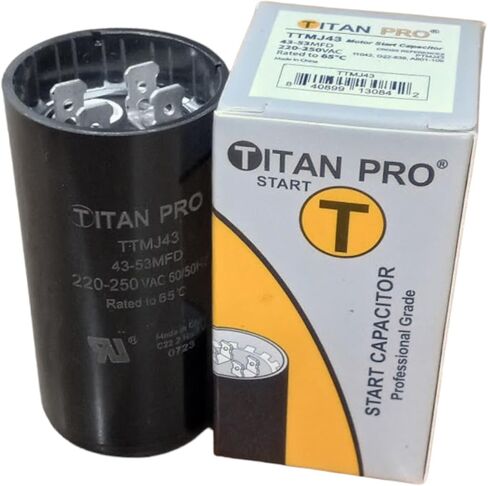 استبدال لمكثف تشغيل المحرك Titan Pro TTMJ43 43-53 MFD UF / 220-250 VAC in Kuwait