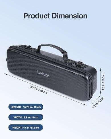 Luxtude Card Carrying Case with 4 Dividers, Travel Trading Card Storage Case, Portable Sports Cards Carrying Cases, Toploader Storage Box for Pokemon, MTG, TCG, Cards Against Humanity and Game Cards in Kuwait