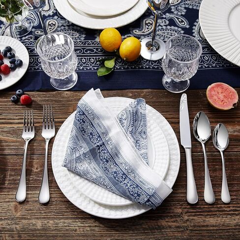KEAWELL Premium Fine Verona 4-Piece 8 inch Fork Set – 18/10 Stainless Steel, Heavy-Duty Mirror-Finished Flatware for Elegant Everyday Dining and Entertaining (4, Dinner Forks) in Saudi Arabia