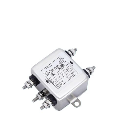Power Filter 220v Anti-Interference DC 12v Three-Phase 380v Single-Phase AC Purification Power Supply CW3L2(CW3L2-10A -S Double Stage Bolt) in Kuwait
